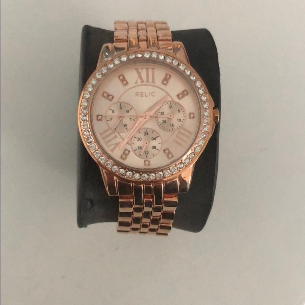 Rose Gold Relic Watch